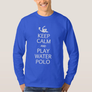 Behalten Sie Ruhe-u. Spiel-Wasser-Polo-Shirt - Art T-Shirt