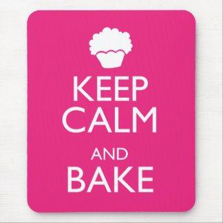 BEHALTEN SIE RUHE UND BACKEN SIE MOUSEPAD