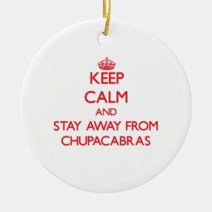 Behalten Sie Ruhe und bleibe Sie weg von Keramikornament