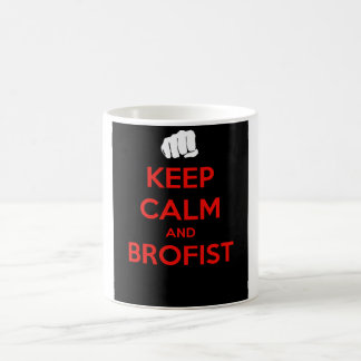 Behalten Sie Ruhe und brofist! Tasse