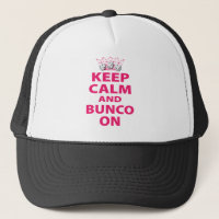 Behalten Sie Ruhe und Bunco auf Entwurf
