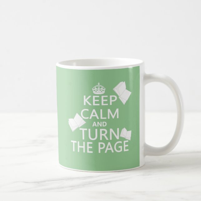 Behalten Sie Ruhe und drehen Sie die Seite Kaffeetasse (Rechts)
