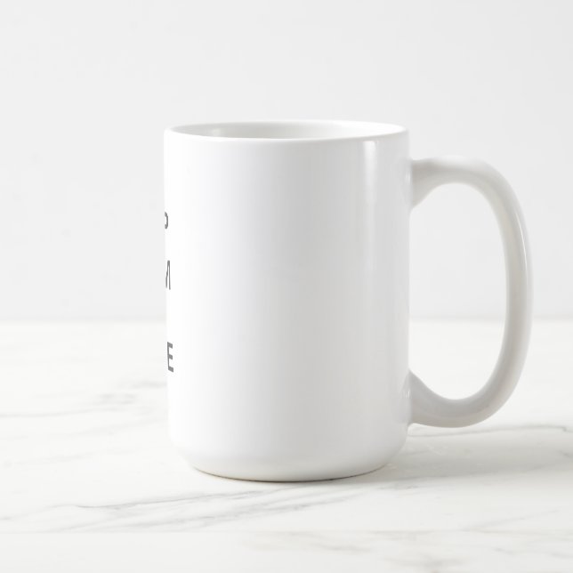 Behalten Sie Ruhe und Eis-Skate an Tasse (Rechts)