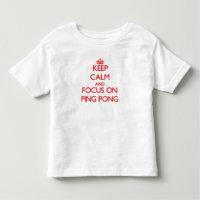 Behalten Sie Ruhe und Fokus auf Klingeln-Pong