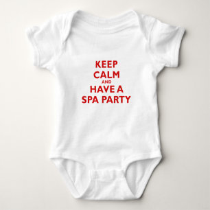 Behalten Sie Ruhe und haben Sie ein Baby Strampler