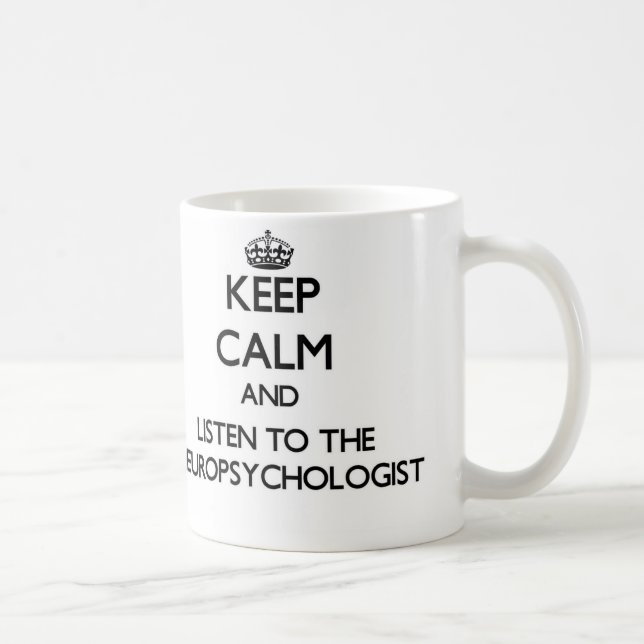Behalten Sie Ruhe und hören Sie auf den Kaffeetasse (Rechts)