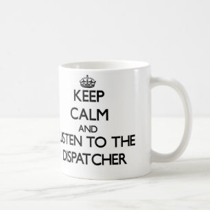 Behalten Sie Ruhe und hören Sie auf den Kaffeetasse