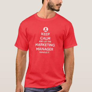 Behalten Sie Ruhe und lassen Sie den T-Shirt