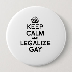 BEHALTEN SIE RUHE UND LEGALISIEREN SIE BUTTON