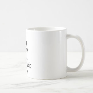 Behalten Sie Ruhe und lesen Sie das Bhagavad Gita Tasse