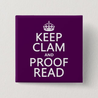 Behalten Sie Ruhe und lesen Sie Korrektur Button