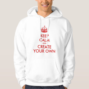 Behalten Sie Ruhe und machen Sie schaffen Ihr Hoodie