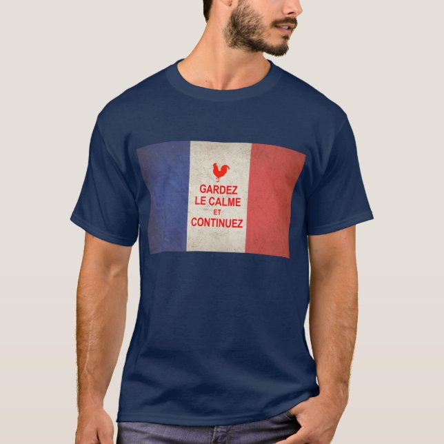 Behalten Sie Ruhe und machen Sie weiter, T-Shirt (Vorderseite)