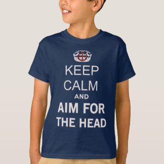 Behalten Sie Ruhe und machen Sie weiter und T-Shirt