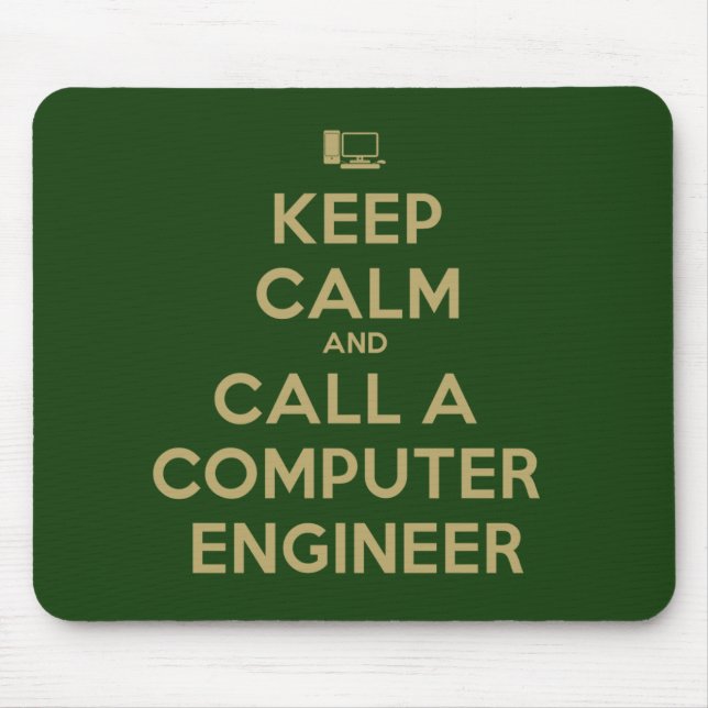 Behalten Sie Ruhe und nennen Sie eine Mousepad (Vorne)