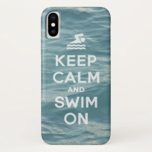 Behalten Sie Ruhe und schwimmen Sie auf lustigem Case-Mate iPhone Hülle