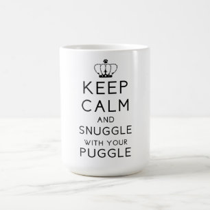 Behalten Sie Ruhe und Snuggle mit Ihrer Puggle Kaffeetasse