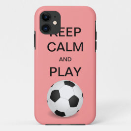 BEHALTEN Sie RUHE-UND SPIEL-FUSSBALL CaseMate Case-Mate iPhone Hülle