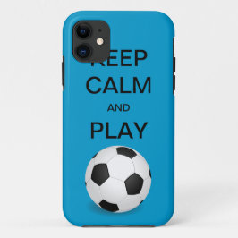 BEHALTEN Sie RUHE-UND SPIEL-FUSSBALL CaseMate Case-Mate iPhone Hülle