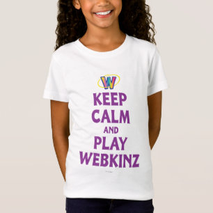 Behalten Sie Ruhe und Spiel Webkinz T-Shirt