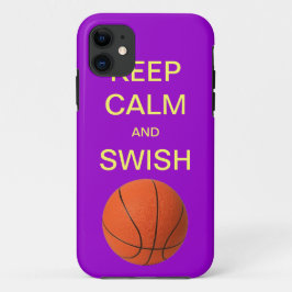 BEHALTEN Sie RUHE UND SWISH-BASKETBALL iPhone 5 Case-Mate iPhone Hülle