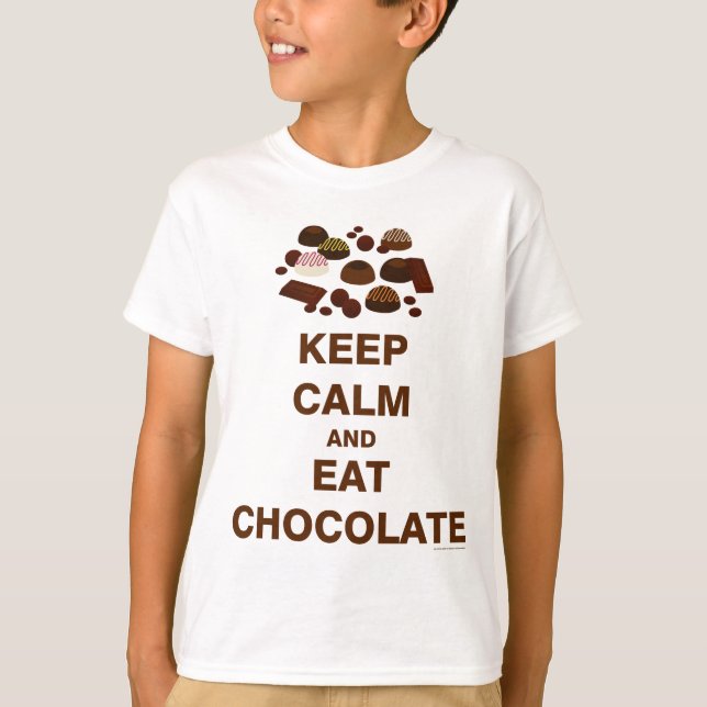 Behalten Sie Ruhe und T-Shirt (Vorderseite)