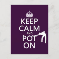 Behalten Sie Ruhe und Topf auf (Snooker/Pool)