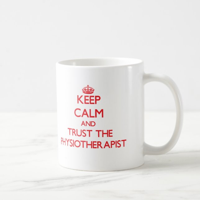Behalten Sie Ruhe und vertrauen Sie dem Tasse (Rechts)