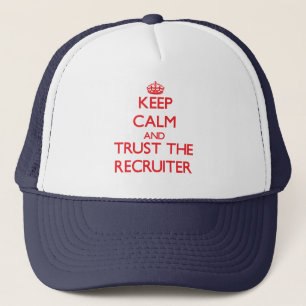 Behalten Sie Ruhe und vertrauen Sie dem Truckerkappe