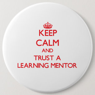 Behalten Sie Ruhe und vertrauen Sie einem Button