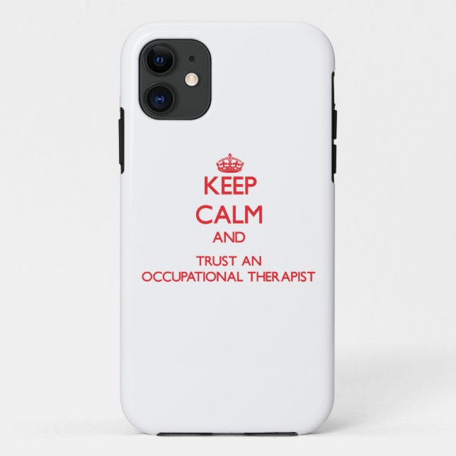 Behalten Sie Ruhe und vertrauen Sie einem Case-Mate iPhone Hülle (Rückseite)