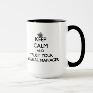 Behalten Sie Ruhe und vertrauen Sie Ihr Tasse
