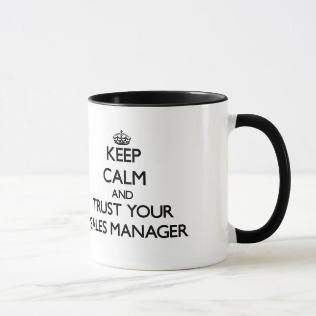 Behalten Sie Ruhe und vertrauen Sie Ihrem Tasse (Rechts)