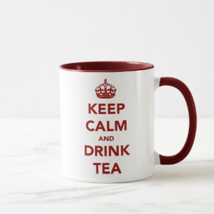 Behalten Sie ruhig, Getränk-Tee Tasse