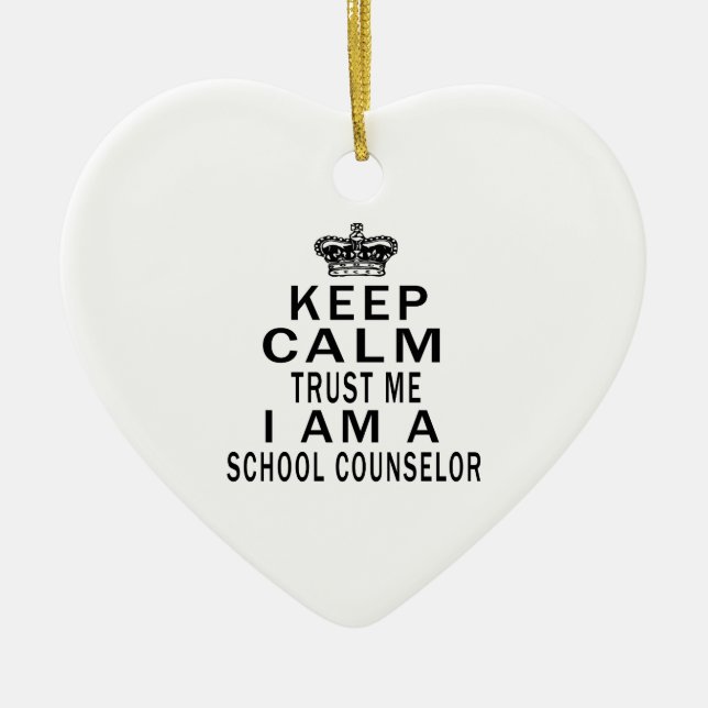 Behalten Sie ruhig, mir zu vertrauen, den ich Keramikornament (Vorne)