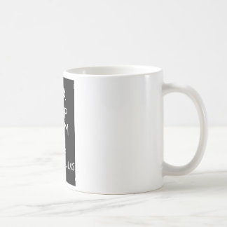 Behalten Sie ruhig und behalten Sie Tarantulas Kaffeetasse