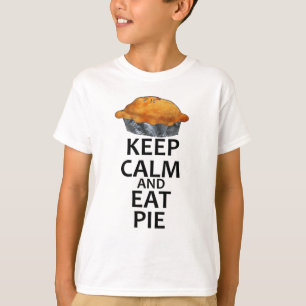 Behalten Sie ruhig und essen Sie Torte T-Shirt