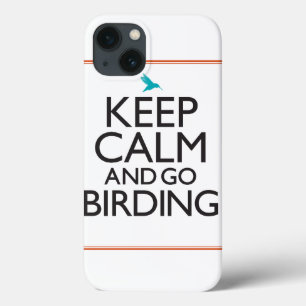 Behalten Sie ruhig und gehen Sie Vogelbeobachtung Case-Mate iPhone Hülle