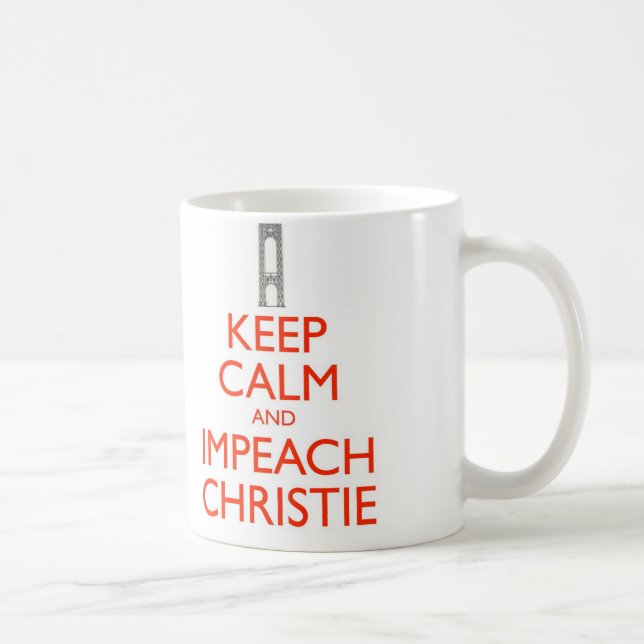 Behalten Sie ruhig und klagen Sie Christie an Tasse (Rechts)