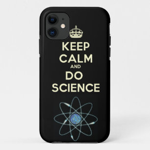 Behalten Sie ruhig und tun Sie Wissenschaft iPhone Case-Mate iPhone Hülle