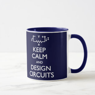 Behalten Sie ruhige Entwurfs-Stromkreis-Tasse Tasse