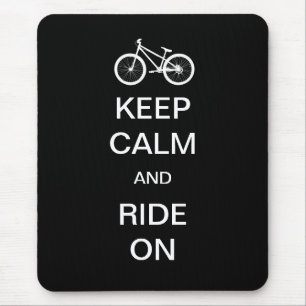 Behalten Sie ruhige Fahrt an Mousepad