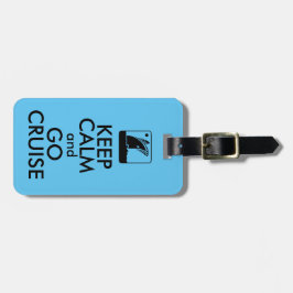 Behalten Sie ruhige Kreuzfahrt Gepäckanhänger