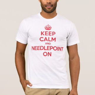 Behalten Sie ruhige Nadelspitze T-Shirt