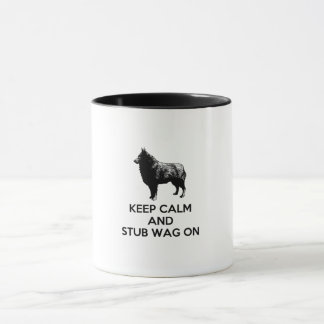Behalten Sie ruhige Schipperke-Tasse Tasse