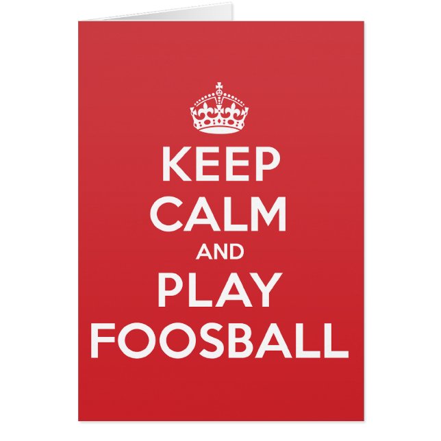 Behalten Sie ruhige Spiel Foosball (Vorne)