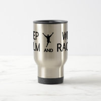Behalten Sie ruhige u. Gewinn-Rennen-Tasse - Art,
