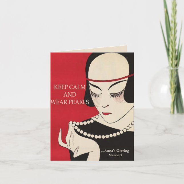 Behalten Sie ruhige und Einladung (Vorderseite)