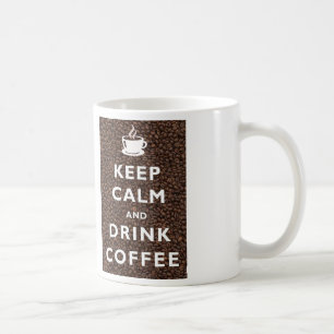 Behalten Sie ruhige und Getränk-Kaffee-Tasse Tasse