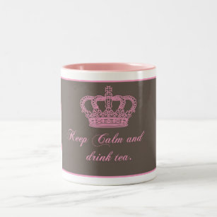 Behalten Sie ruhige und Getränk-Tee-Tasse Zweifarbige Tasse